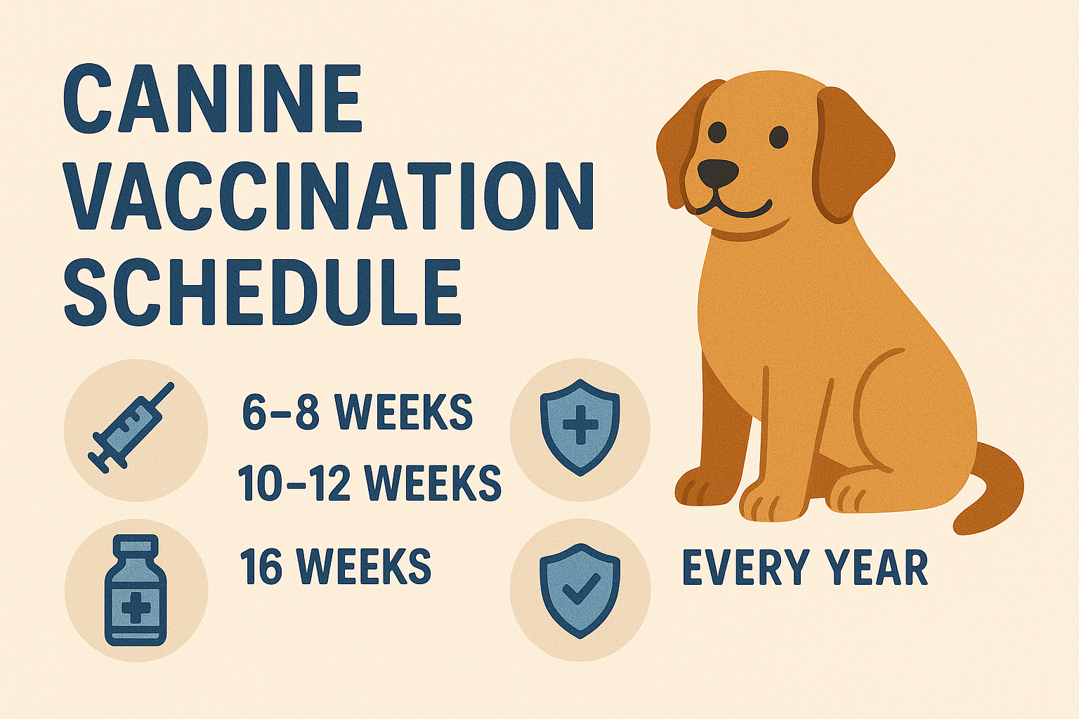 犬类疫苗接种时间表